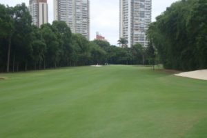 Fairway of the Sao Paulo golf club.