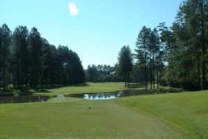 Lakes at the 27 holes golf course of the Aruja PL golf club.