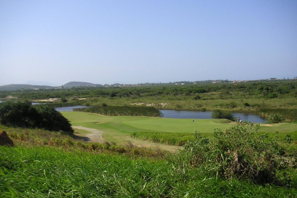 Links of the course of the Buzios golf club.