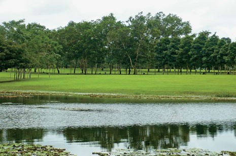 Golf course of the Capanema Country Golf Club in Belem.