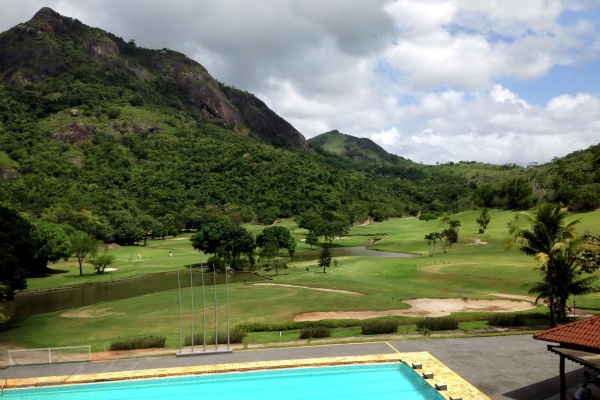 Golf course of the Capixaba golf club in Serra.