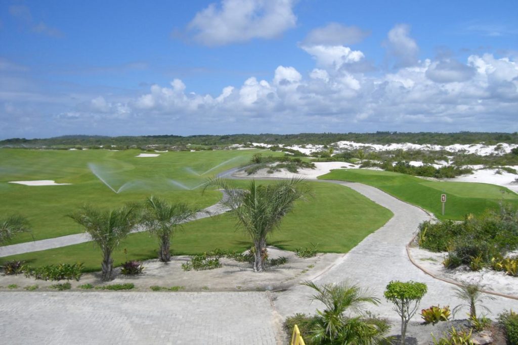 Golf course of the Iberostar Praia do Forte golf club.