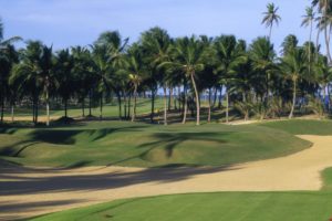 Bunker of the course of the Iberostar do Forte golf club.