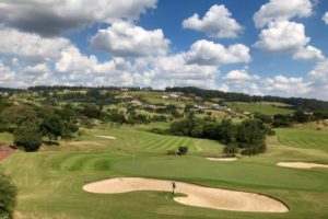 Golf course of the Fazenda da Grama Country Golf Club Resort in Itupeva.