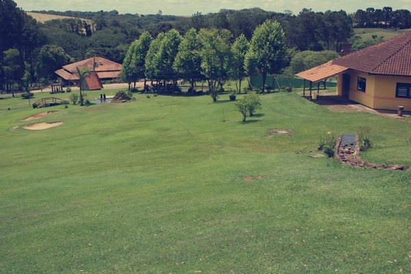 Golf course of the Agua Viva golf club in Estancia in the state of Parana.