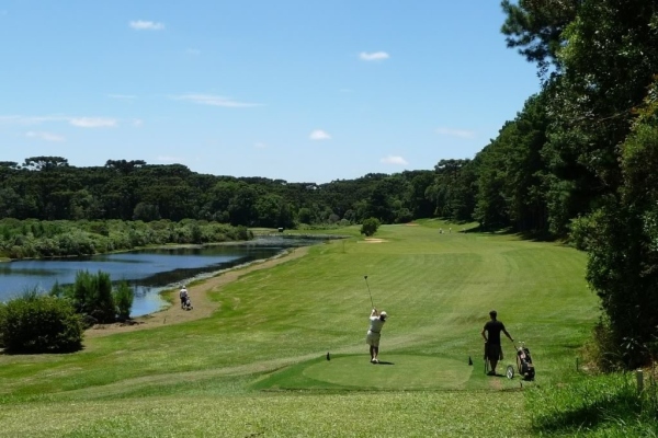 Fairway of the golf course of the Gramada golf club.