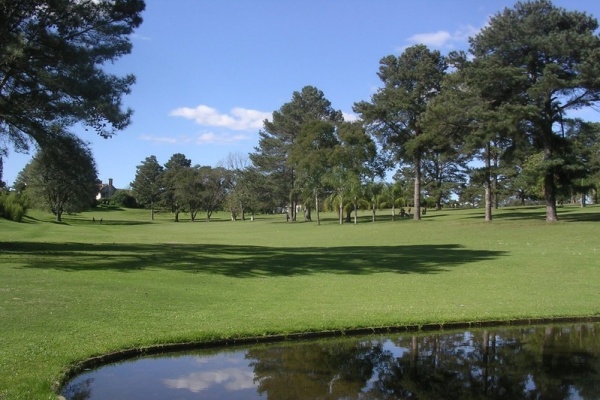 View of the course of the Rosario golf club in Rio Grande do Sul.