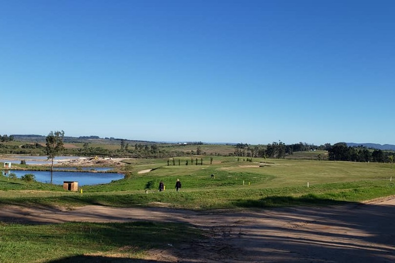 View on the course of the Santa Maria golf club.