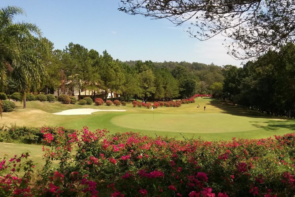 Gardenview of the Terras de Sao Jose golf club in Itu.