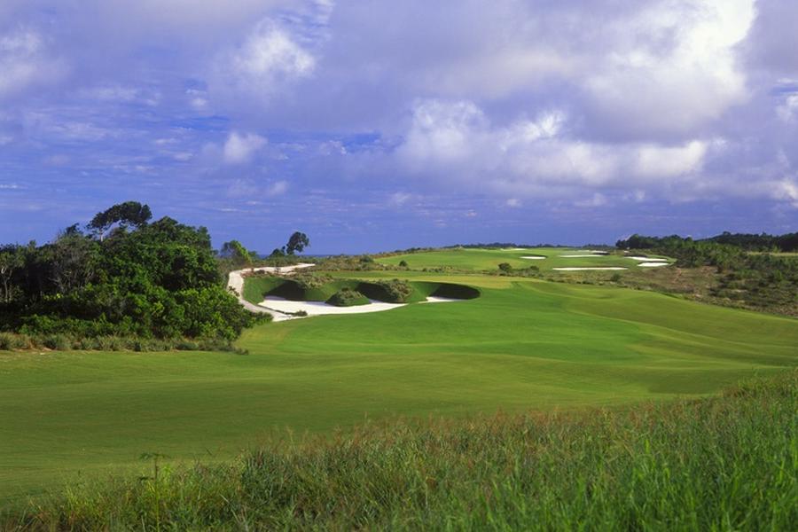 Fast game of the course of the Terravista golf club in Trancoso.